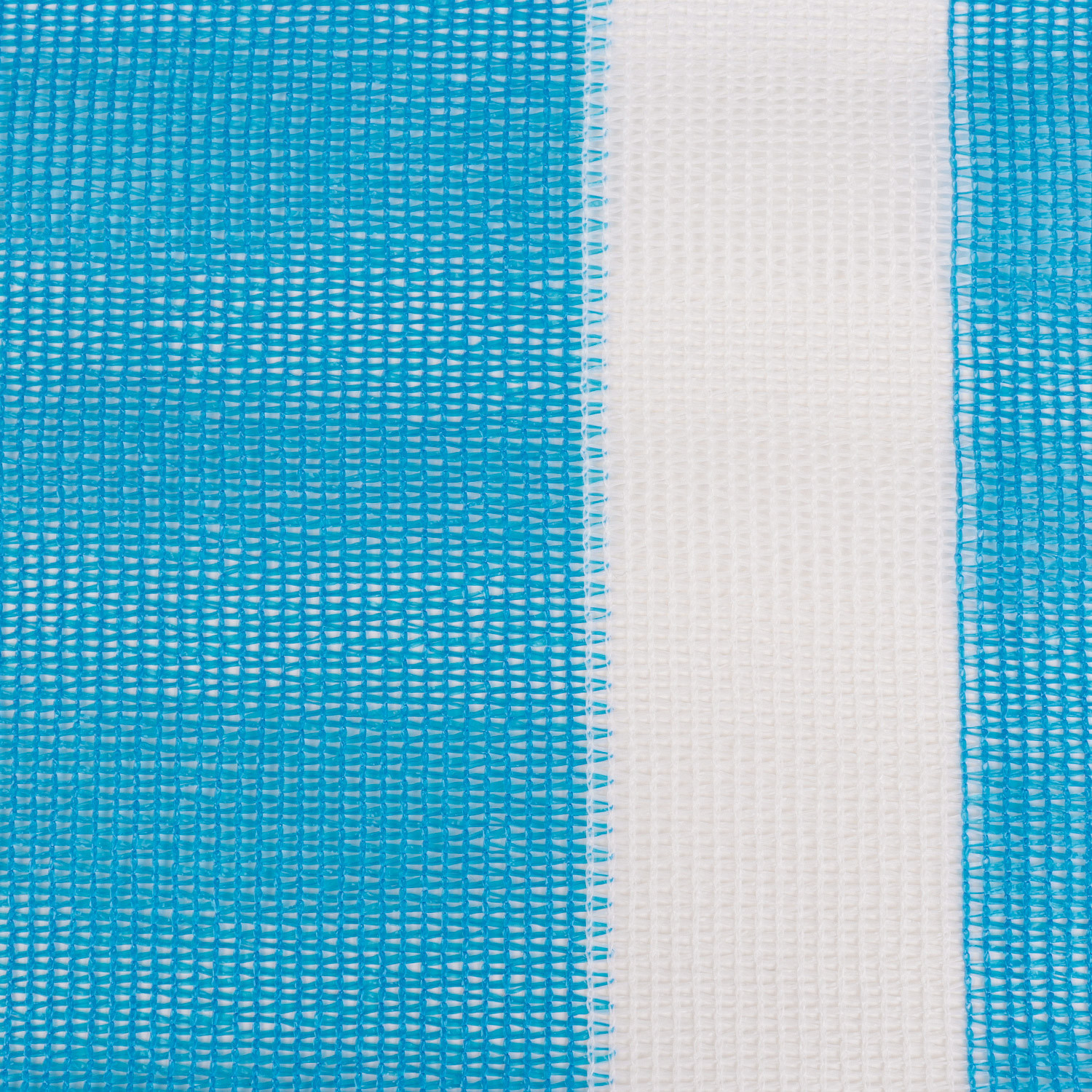 Malla Raschel Bicolor Azul-Blanca 65%