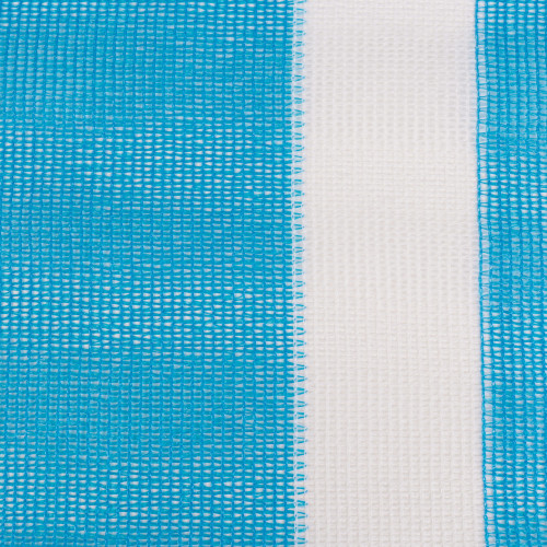 Malla Raschel Bicolor Azul-Blanca 65%