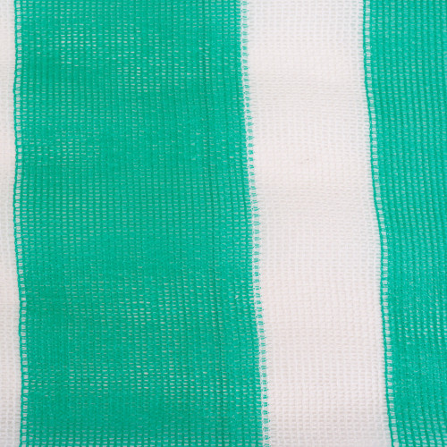Malla Raschel Bicolor Verde-Blanca 65%