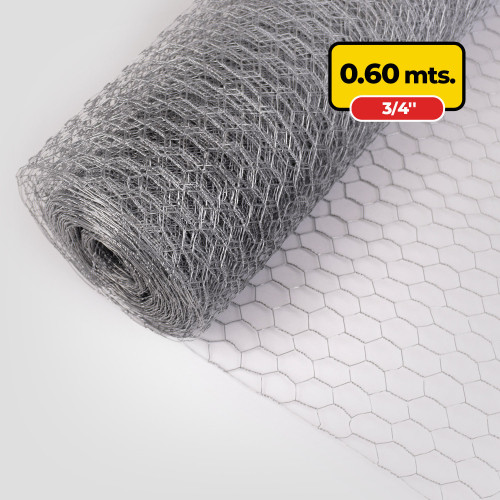 Malla Hexagonal 3/4'' x 0.60x50m