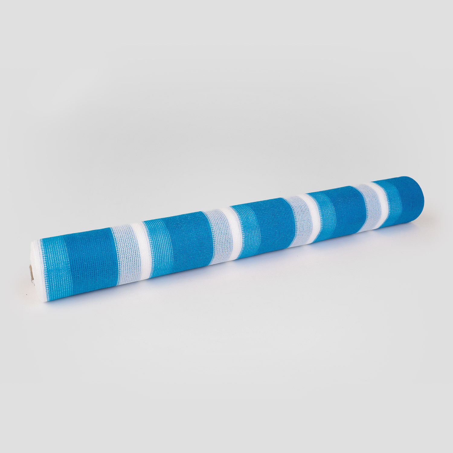 Malla Raschel Bicolor Azul-Blanca 80%