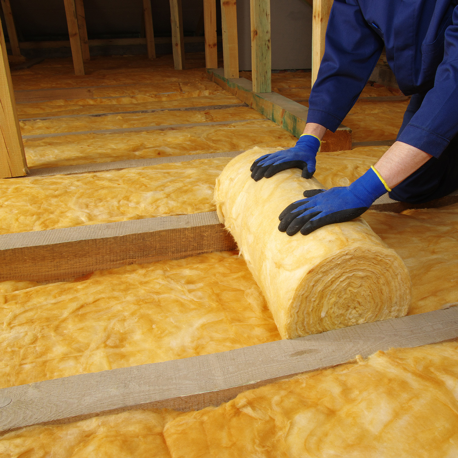 Lana de vidrio 1,2x12 m (14,4 m²) 50mm Lana de vidrio 1,2x12 m (14,4 m²) 50mm