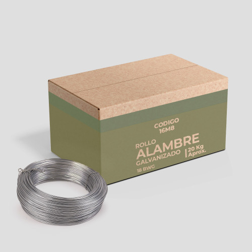 Alambre Galvanizado N°18 - Caja 20 kg Alambre Galvanizado N°18 - Caja 20 kg