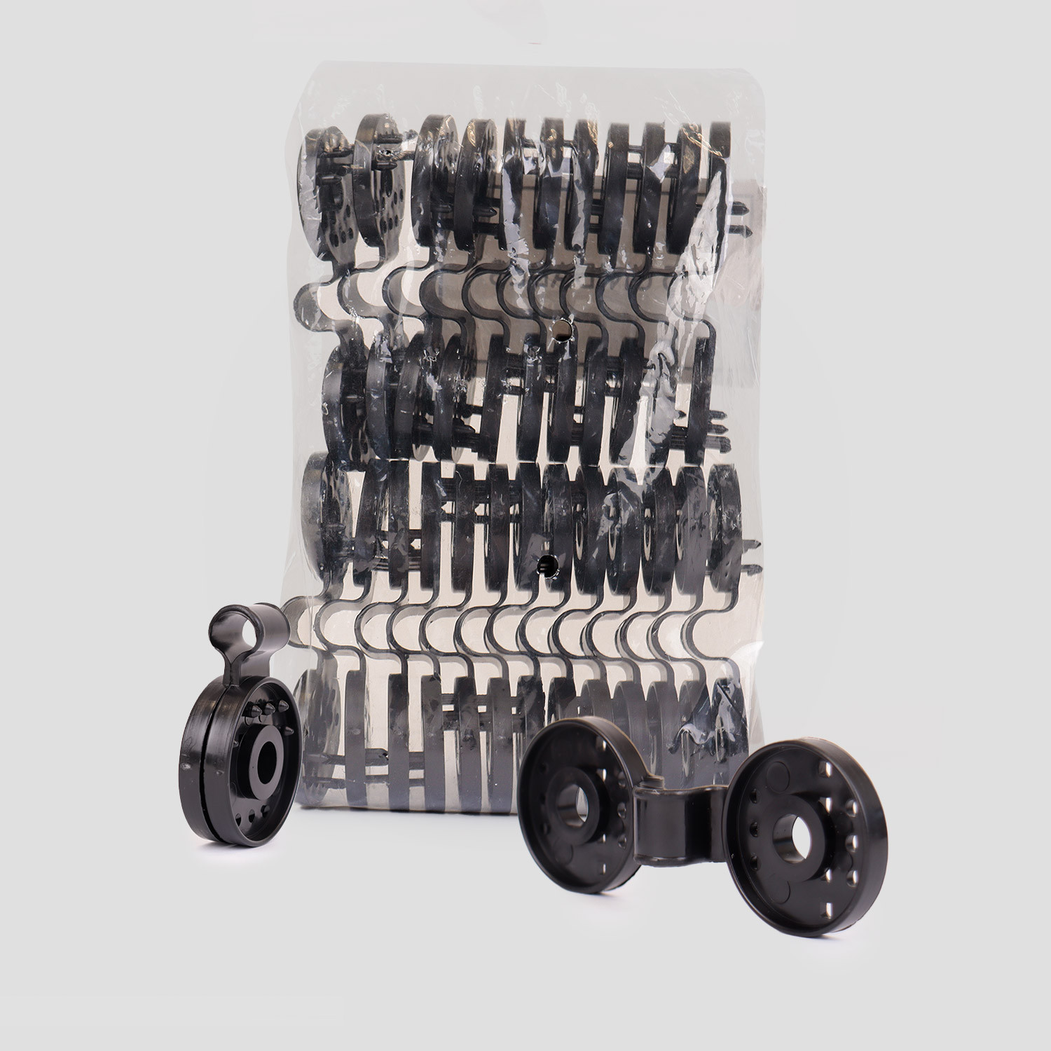 Broche redondo malla raschel (caja de 1250 uds.) Broche redondo malla raschel (caja de 1250 uds.)