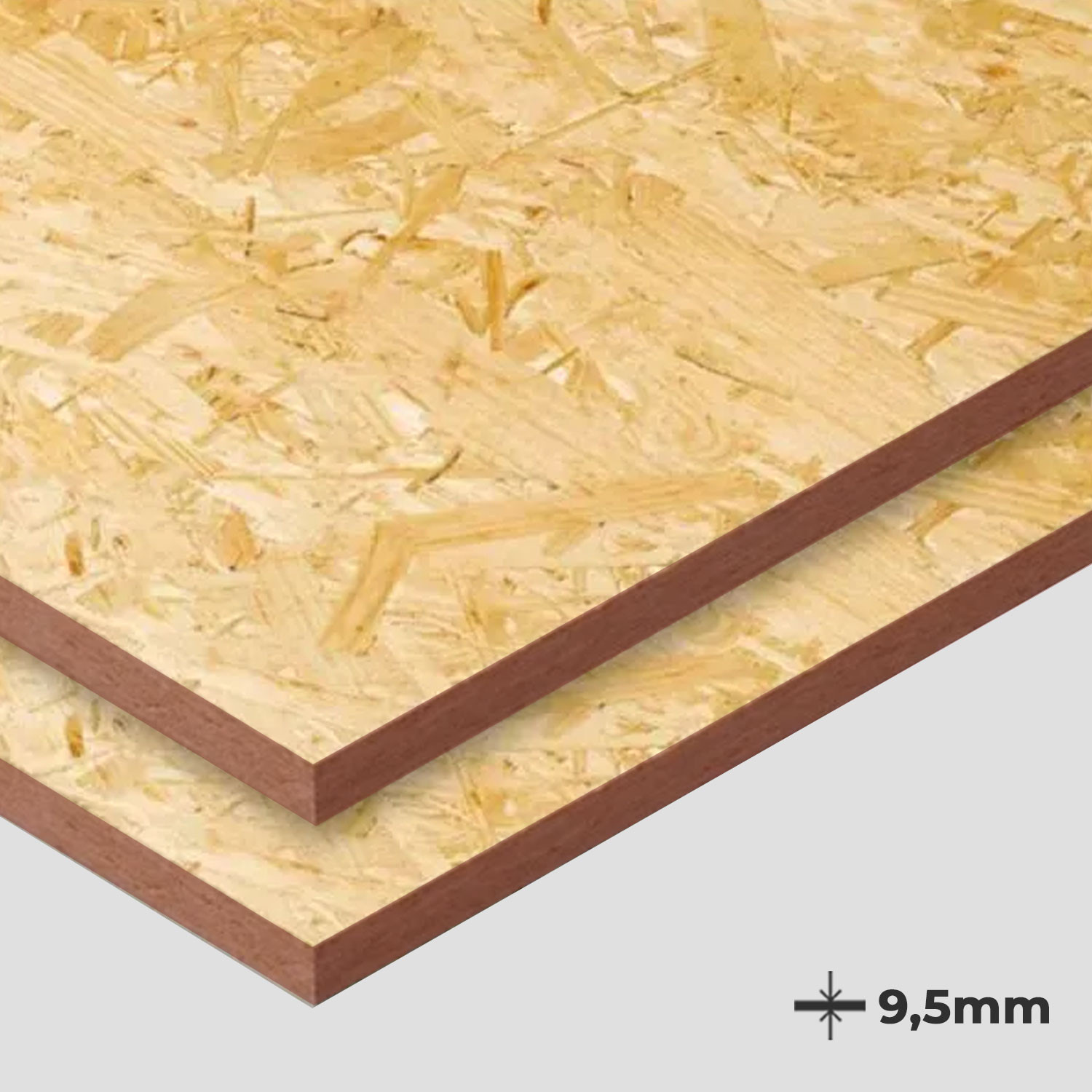 Tablero OSB 9,5 x 1220 x 2440 mm. Tablero OSB 9,5 x 1220 x 2440 mm.