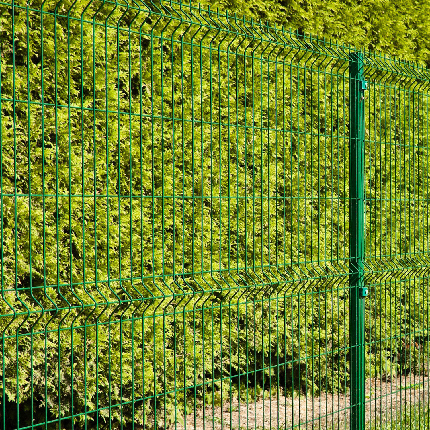 Poste verde 60x60mm x 1,5mm x 2,3m + kit