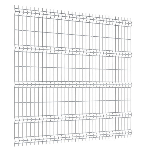 Panel malla 3D galvanizada  1,8 x 2,5 m (55mmx200mmx4,2mm) con 3 V
