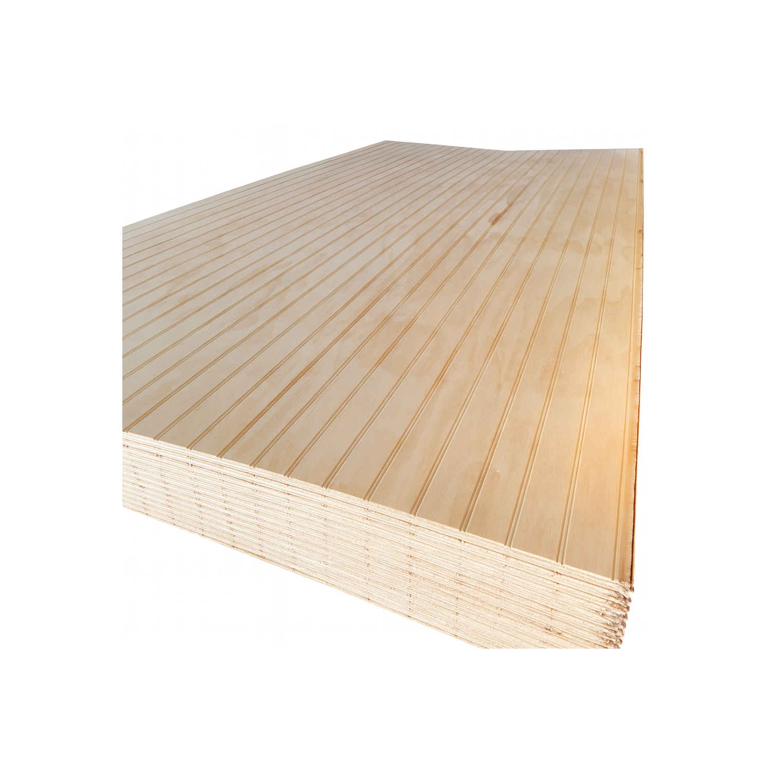 Tablero Terciado ranurado colonial 9 x 1220 x 2440mm (pallet de 115 un)