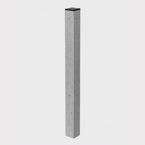 Poste galvanizado 60x60mm x 1,5 mm x 2,3 metros + kit