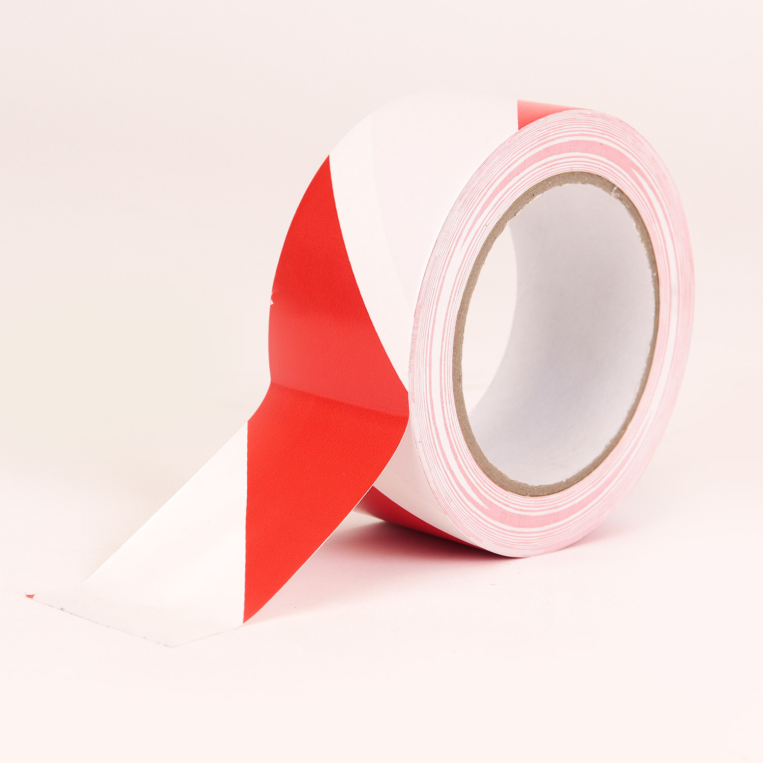 Cinta Delimitación de PVC roja/blanca 48x33m - Caja 24 rollos