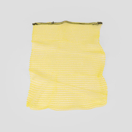 Saco Raschel amarilla limonera 40 cm x 60 cm 18 kg