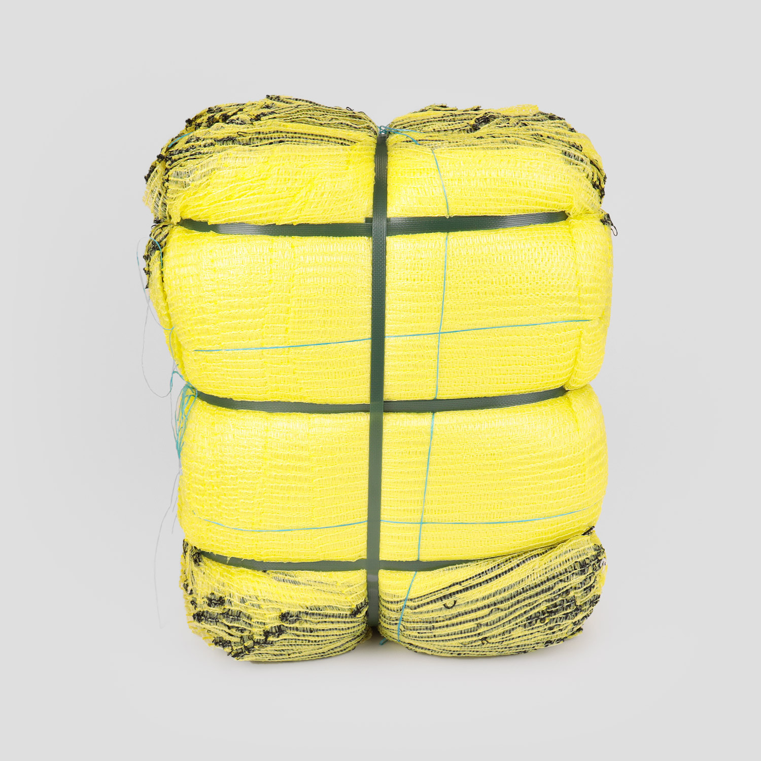 Saco Raschel amarilla limonera 41 cm x 60 cm 19 kg