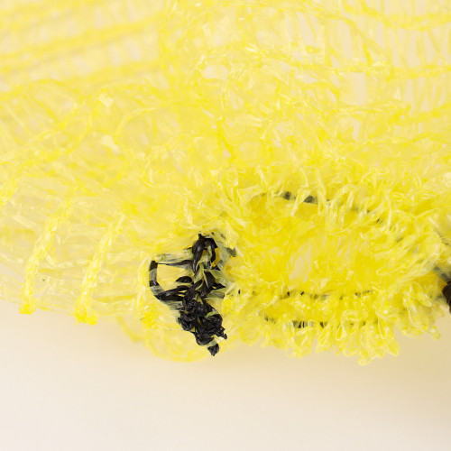 Saco Raschel amarilla limonera 41 cm x 60 cm 19 kg